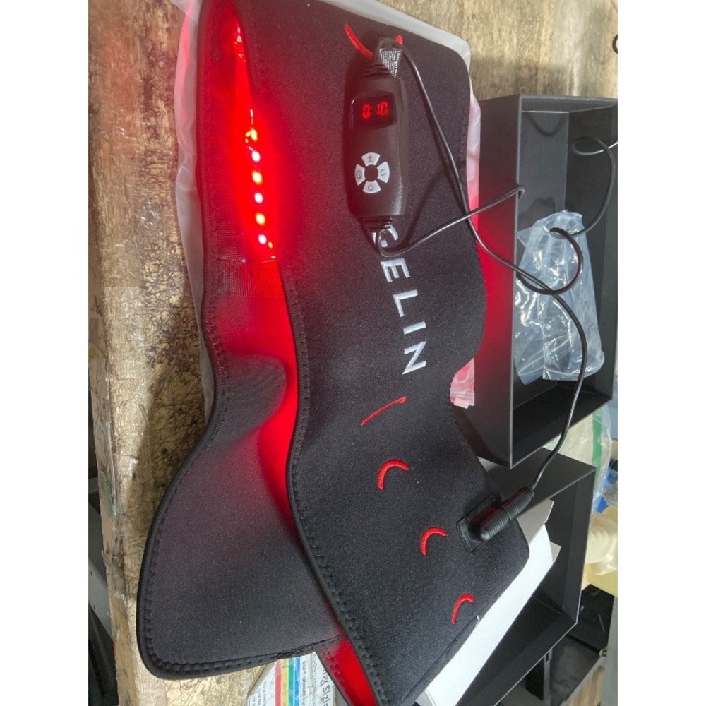 Megelin ContourLux Light Therapy Belt Red Infrared 635-1064nm 1350 LED Black
